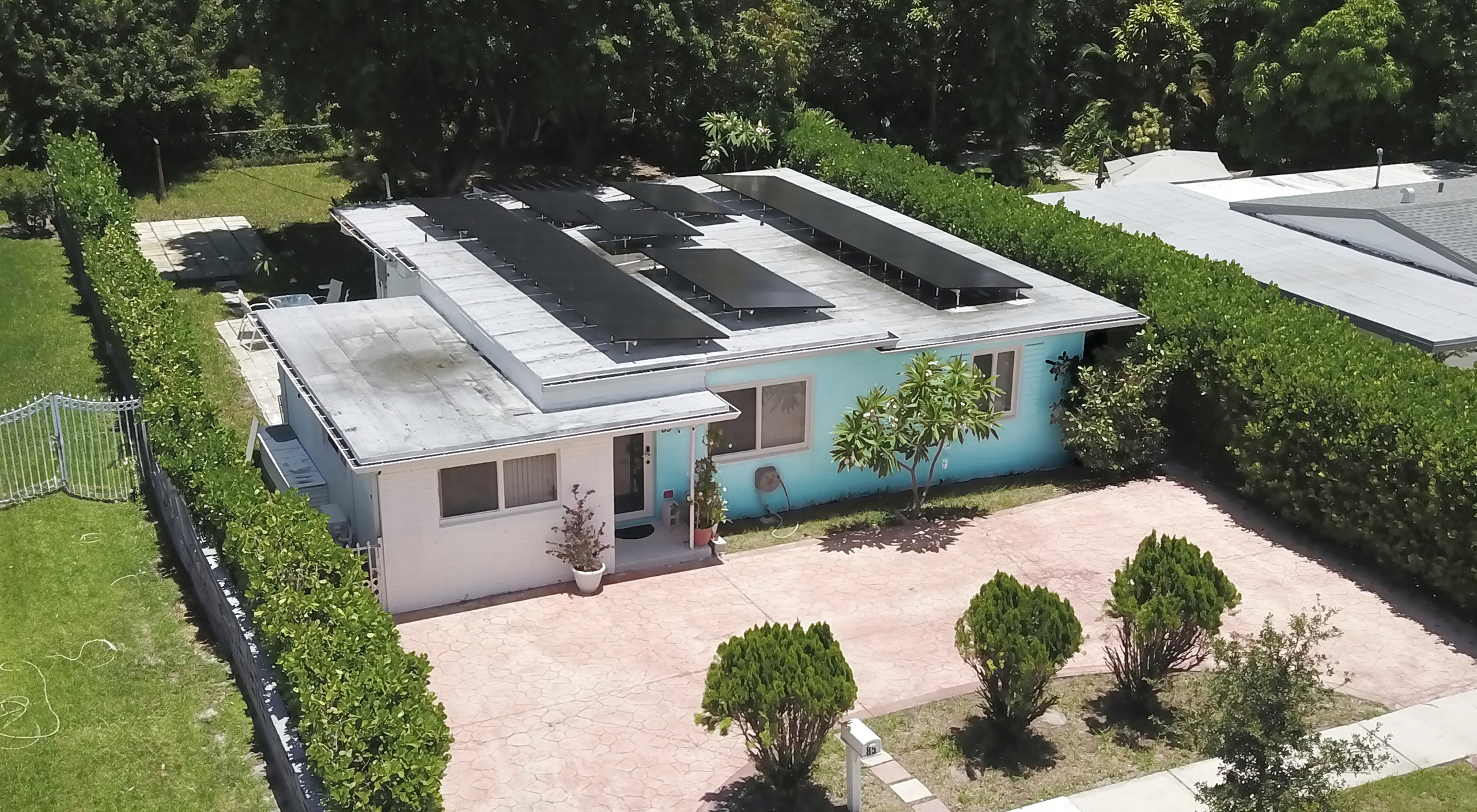 Aerial View of this Beautiful Multi-Generational Layout Property